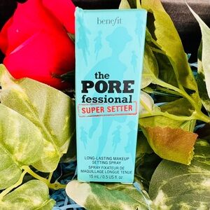 NIB Benefit The POREfessional Super Setter Setting Spray Deluxe Travel Size